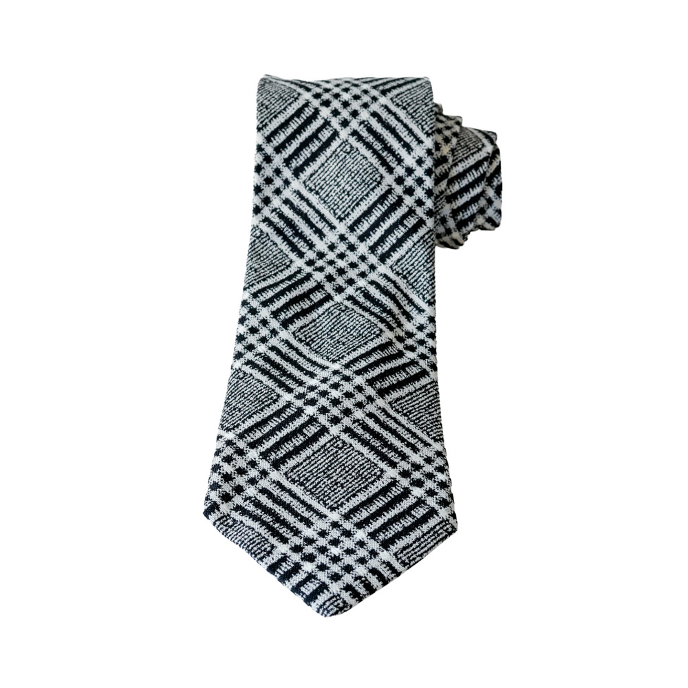 VTG Hickey Freeman USA Silk Glen Plaid Tie Business Preppy Academia Old Money - Picture 2 of 16